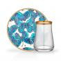 TURKISH COFFEE ST 6 PIECE VENUS BLUE
